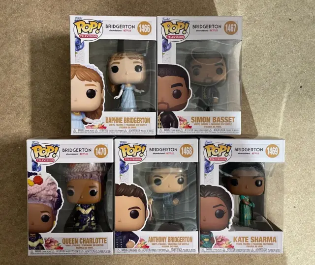 Bridgerton Funko POP! Vinyl Figure Bundle of 5 New