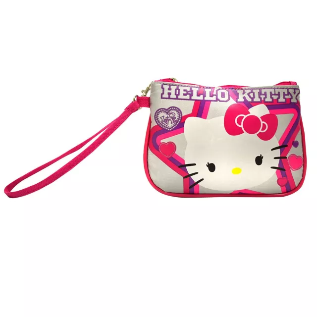 New Wristlet Hello Kitty Wallet Clutch with Wristlet for Kids