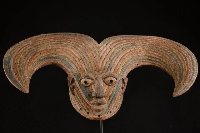 20073 African Large Igbo Helmask/Helmet Mask Nigeria