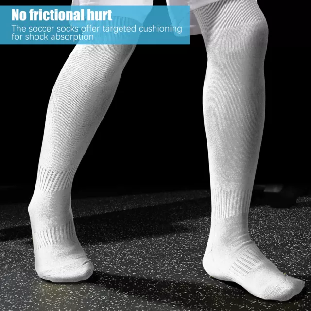 Men's Soccer Football Socks Anti Slip Athletic Long Socks Over Knee High Gift