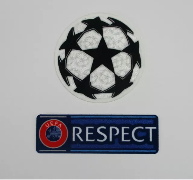 Juego de respeto por logotipo de la UEFA Champions League insignia de parche de rebaño 2020-21