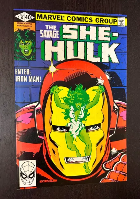 SAVAGE SHE HULK #6 (Marvel Comics 1980) -- Bronze Age Iron Man -- NM-