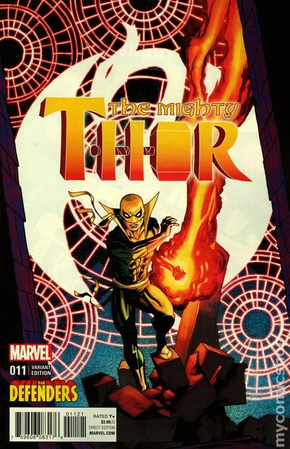 Mighty Thor #11B McKone Variant NM 2016 Stock Image