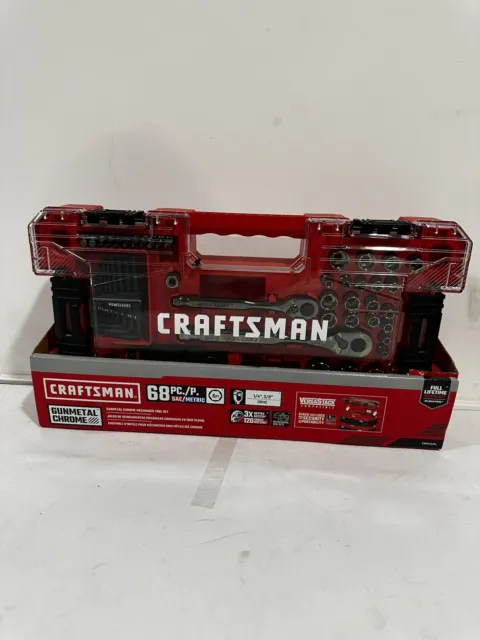 Craftsman 68pc. Mechanics tool set Versastack Storage System CMMT45314 CMMT45315