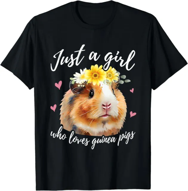 Just A Girl Who Loves Guinea pigs - Funny Guinea Pig Lover Unisex T-Shirt