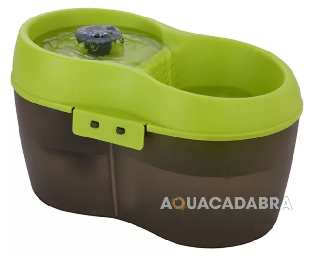 Fontaine pour chat H2O eau fraîche filtrée chats en bonne santé boire 2 L soins dentaires H20 3