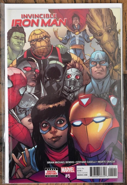 Invincible Iron Man (2017) #5 - Marvel - Vf/Nm - Riri / Iron Heart