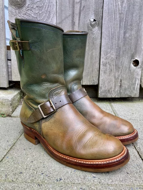 JOHN LOFGREN X Mushmans Ortensia Badalassi Leather Engineer Boots