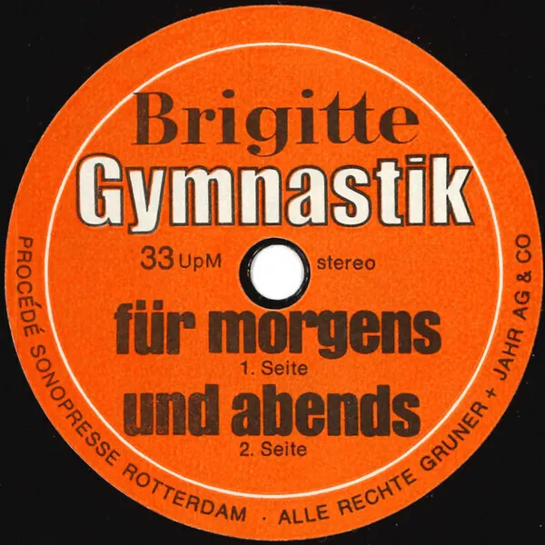 Unknown Artist Brigitte Gymnastik Vinyl Single 7inch Brigitte