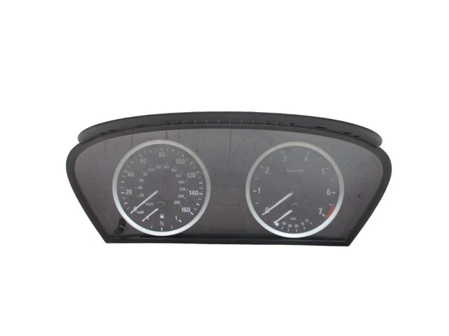 Kit 4 Pièces Clipser Anneaux Compteur Chrome Pour BMW Série 5/7/X5