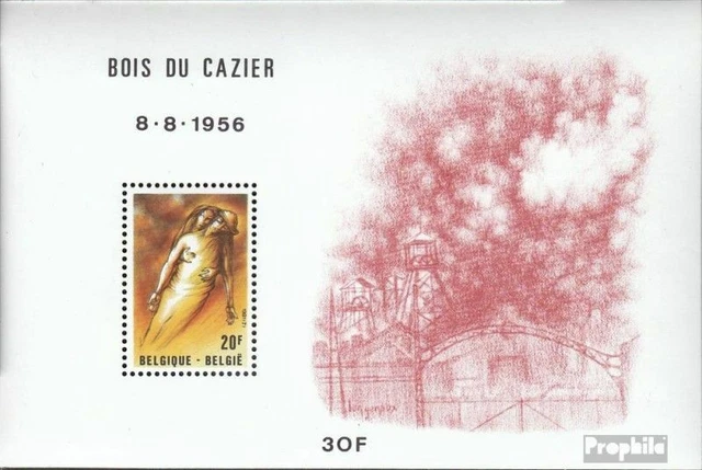 Belgien Block51 (kompl.Ausg.) postfrisch 1981 Bois de Cazier