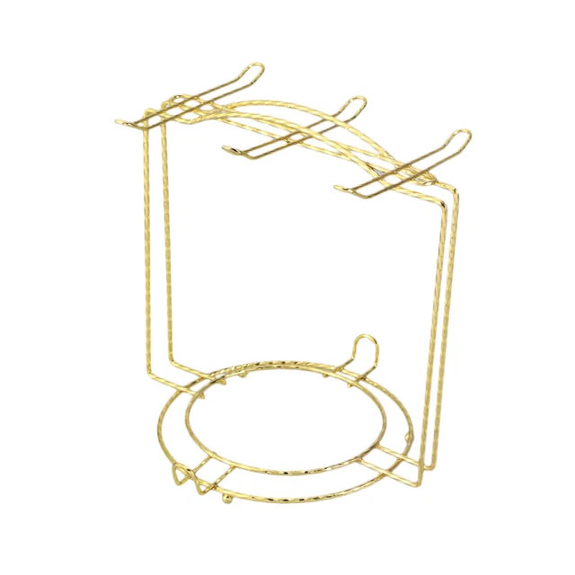 Coffee Mug Rack Plate Organizer Stainless 6 Hooks Mug Drainer Rack Stand