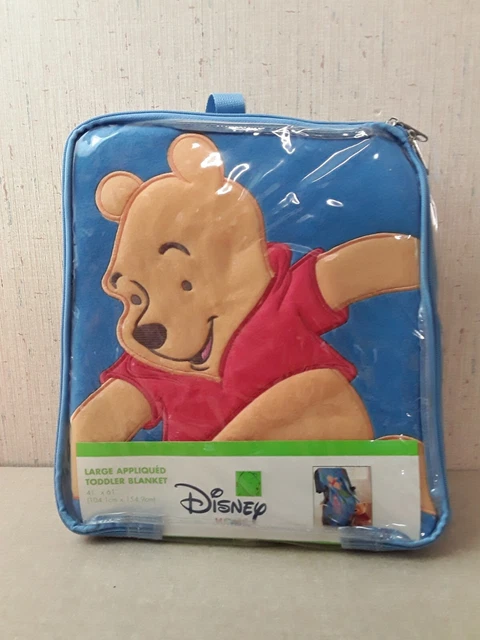 Disney Home Large Appliqued Toddler Blanket 41x61