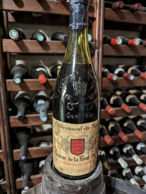 CHATEAUNEUF DU PAPE - 1977 - DOMAINE DE LA FONT DU ROI - 46 ans - LOUIS MOUSSET