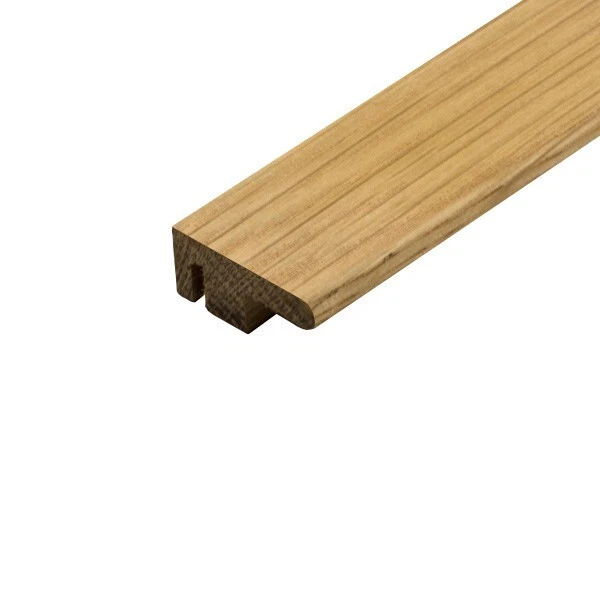 SOLID OAK END Profile Perimeter Wood Floor Threshold Door Bar Strip
