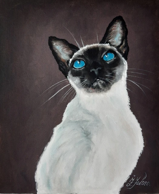 REPRODUCTION ET CADRE Nathalie chat perché, 1991 de Gilles