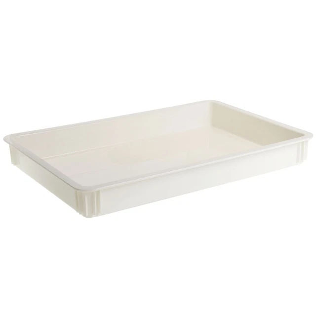 Cambro White Plastic Pizza Dough Box - 26"L x 18"W x 3"D