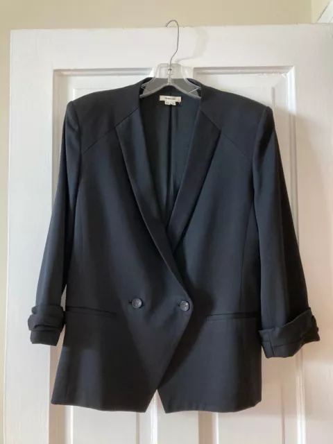 Helmut Lang Black Wool Blazer Sz. 12