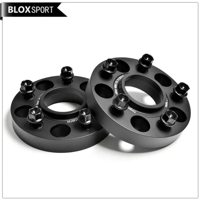 2Pc 25mm 5x120 Hubcentric wheel spacer for BMW 7 series E65 X3 E83 X5 E53 14x1.5