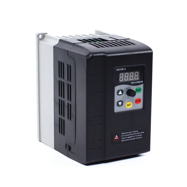 Variable Frequency Drive 5,8A Frequenzumrichter 380V 2.2kW – 3-Phasen Drehzahlregler, V/F-Steuerung, 8-fach Schutz Für Motoren & Ventilatoren