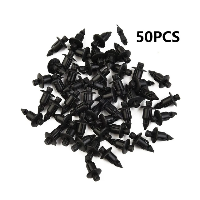 Kit De 240 Rivets En Nylon Keadic - 8 Tailles Différentes - Pour Fixation Panneaux Auto Et électronique - Noir