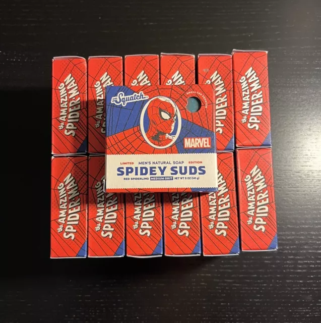 Dr Squatch Spider Suds Limited Edition Spider Man Bar ( Free Sample & Bag! )