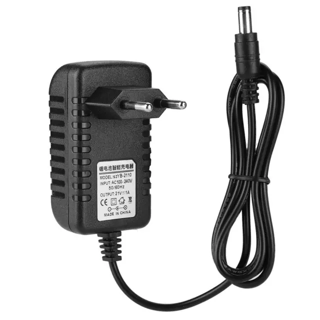 Adaptateur De Chargeur Li-ion à Noyau De Cuivre épais 21V/1A Batterie Adaptatif