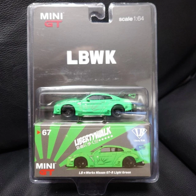 MINI GT #66 Lb Works Nissan Gt-R Liberty Walk Cosmics