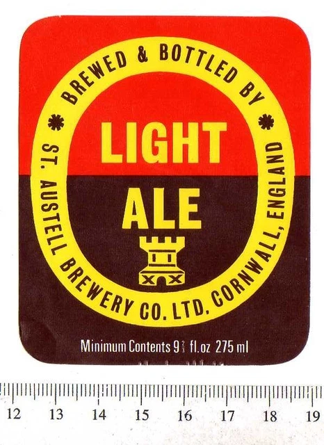UK Bieretikett - St Austell Brewery - Cornwell - Light Ale