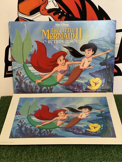 Vintage Walt Disney’s The Little Mermaid 2 Return To The Sea Lithograph New Vintage Walt Disney’s The Little Mermaid 2 Return To The Sea Lithograph New