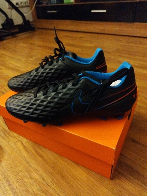 Nike Tiempo Legend 8 Elite Fg Nocken Fußballschuhe Unisex Leder schwarz gr. 42