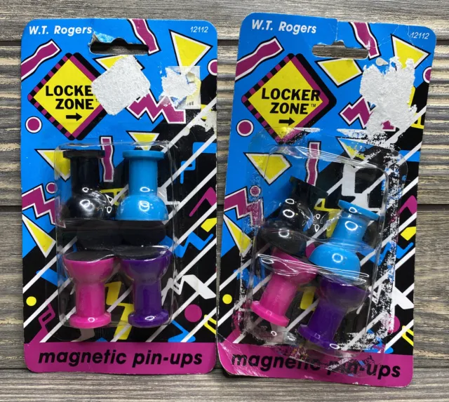 Lot of 2 WT Rogers Locker Zone Magnetic Pin Ups The Newell Group