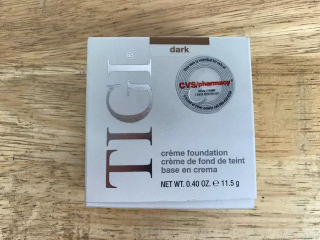 TIGI Professional Cosmetics Creme Foundation Compact - Dark  .40 oz 2