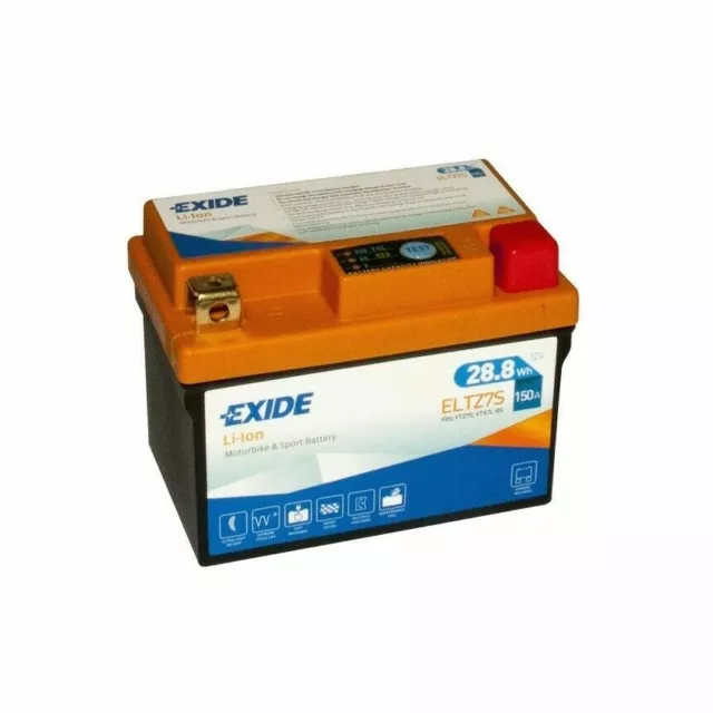 Motorrad Batterie Exide ELTZ7S 2,4AH 28,8Wh 150EN Lithium LI-ION