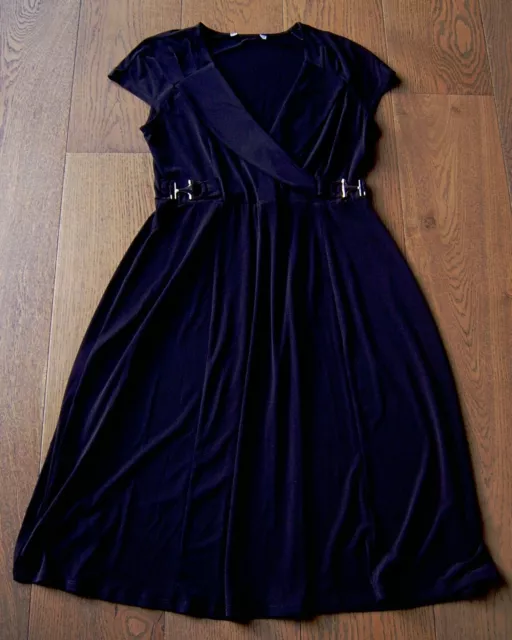 Jane Lamerton Ladies Black Stretch Dress Sz 12