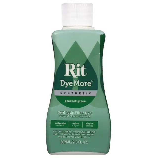 RIT DyeMore Synthetic Fabric Dye - Liquid - 207ml Peacock Green