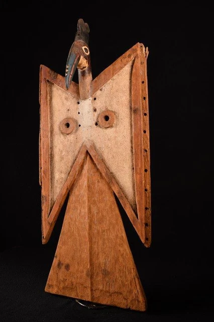 22218 A Estatua Grande Africana Kalao Primitiva Mali 93cm x 40cm