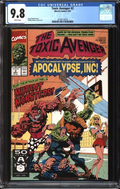 Toxic Avenger (1991) #2 CGC 9.8 NM/MT