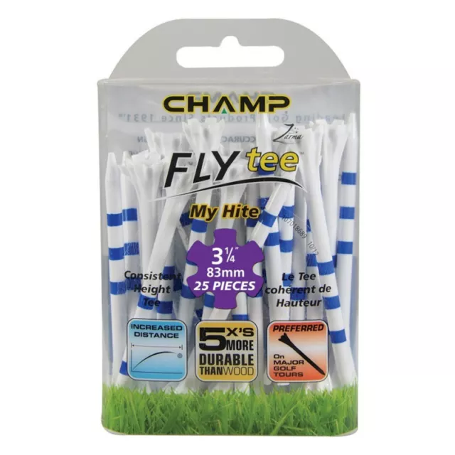 Champ Zarma My Hite Fly Tee - Performance Golf Tees | 69 or 83mm, All Colours 3