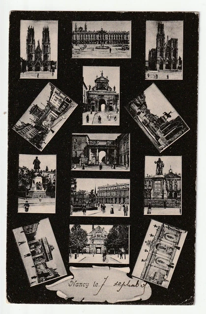 NANCY - CPA 54 - Carte Souvenir de Nancy - carte Multi vues