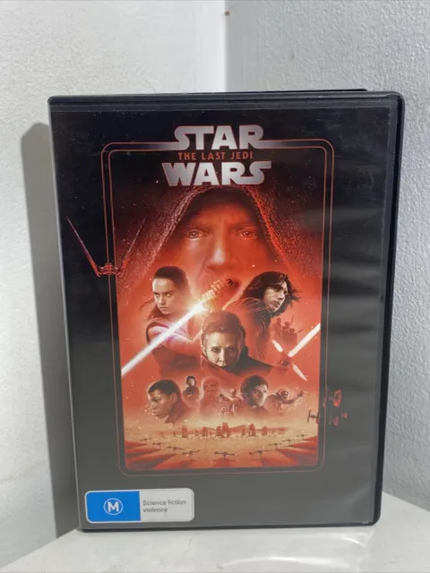 Star Wars The Last Jedi DVD - 2017 Region 4 PAL Free Fast Postage - Like New 🐣