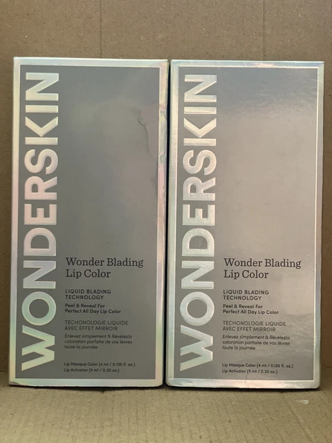 2x Kit macchie labbra WONDER BLADING Peel & Reveal colori: romantico e stravagante