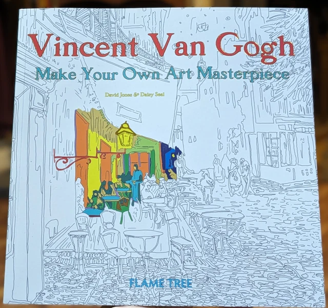 VINCENT VAN GOGH Make Your Own Art Masterpiece coloring book, art
