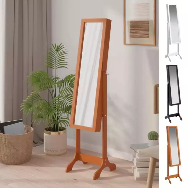 Free-Standing Mirror Makeup Mirror Bedroom Full Length Vanity Mirror vidaXL