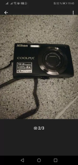 digital foto kamera  sehr gute Zustand kaum genutzt Marke Nikon Coolpix 12Megaoi