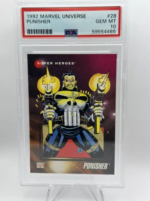 1992 Marvel Universe Series 3 Punisher #28 PSA 10