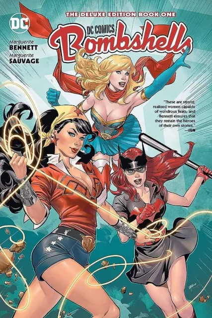 DC Comics Bombshells Deluxe Edition Book One. 1st HC ED 2018. New and Sealed!