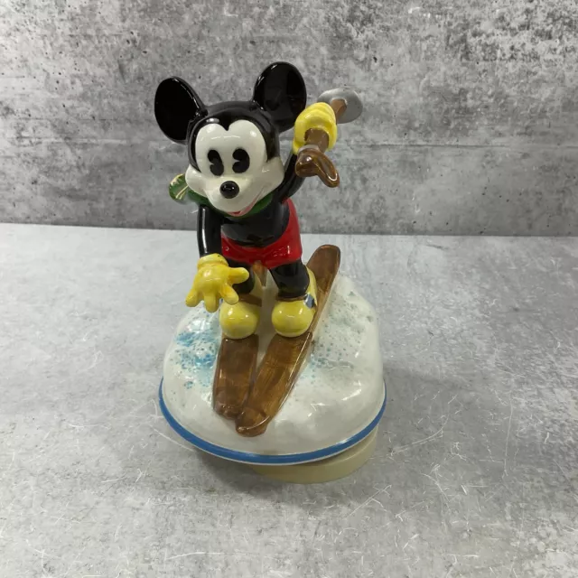 Vintage Walt Disney Productions Mickey Mouse Japan Wind Up SCHMID Music Box