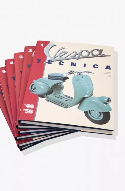 vespa tecnica Collana Dal Vol 1 al Vol 5  ( leggi Descrizione )