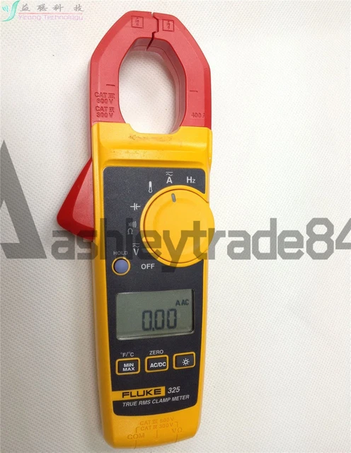 Fluke 325 True-RMS Clamp Meter 40.00 A 400.0 A with Soft carrying case New